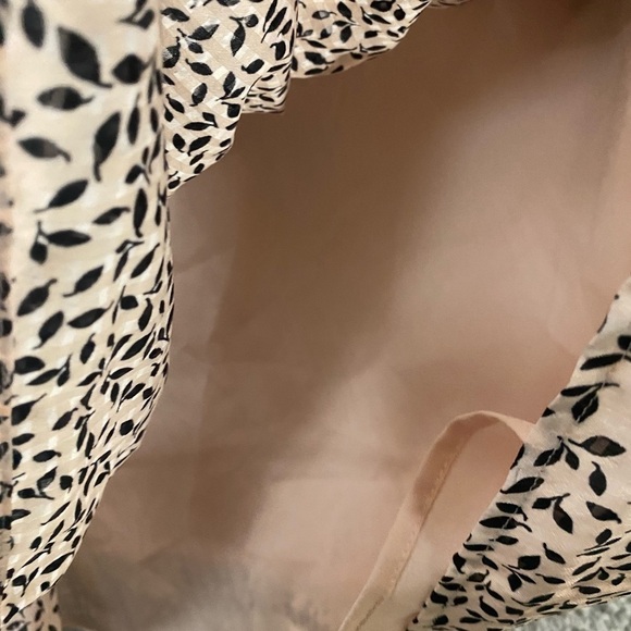 Who What Wear Women's Dress XS Ruffle Mini Half Sleeve Tiered Pink Black New - Picture 12 of 15